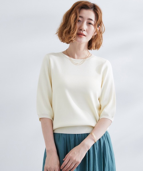 grove（グローブ） ニット セーター ひんやり多機能・やわらかドライ