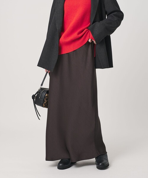 タグ付き新品　スカート ポリエステルサテン マーメイドフレアスカート BEAUTY＆YOUTH UNITED ARROWS スカート ポリエステルサテン マーメイド