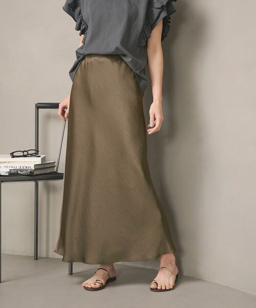 品質が BEAUTY＆YOUTH UNITED ポリエステルサテン スカート ARROWS スカート