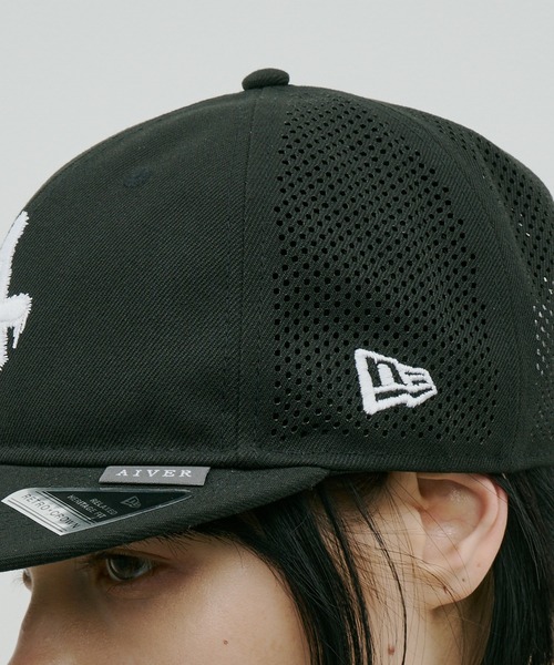 ニューエラ　コラボキャップ AIVER NEW ERA キャップ 帽子 ERA×AIVER A RETRO CROWN/MESH メンズ