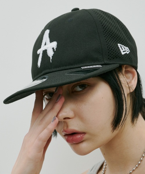 ニューエラ　コラボキャップ AIVER NEW ERA キャップ 帽子 ERA×AIVER A RETRO CROWN/MESH メンズ
