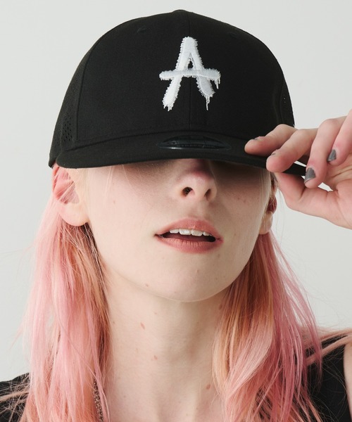 ニューエラ　コラボキャップ AIVER NEW ERA キャップ 帽子 ERA×AIVER A RETRO CROWN/MESH メンズ