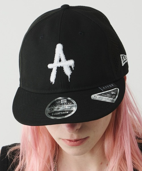 NEW ERA キャップ 帽子 ERA×AIVER A RETRO CROWN/MESH メンズ