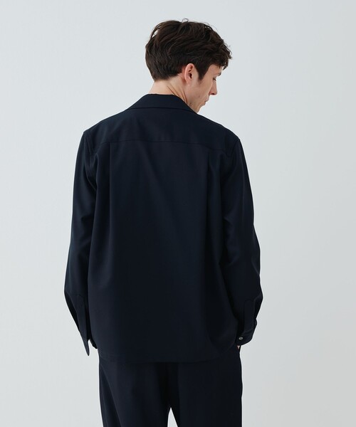 GALERIE VIE ブラック テーラードジャケット セール】ミルドウール テーラードジャケット（テーラードジャケット