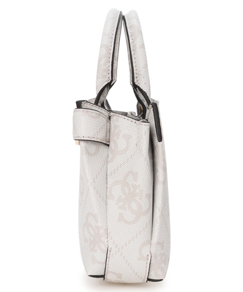 【シルバー(SIL)】GUESS ショルダーバッグ (W)TORI Mini Satchel GUESS - 【シルバー(SIL)】GUESS ショルダーバッグ (W)TORI Mini