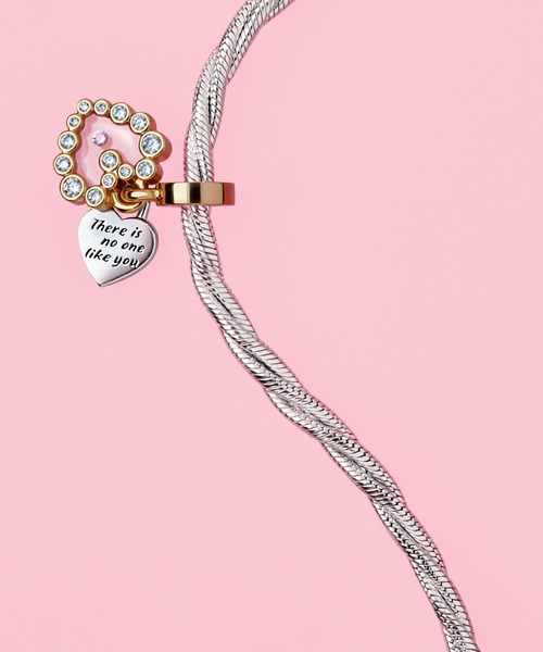 PANDORA（パンドラ） チャーム スパークリング ハート ダブル ゴールド