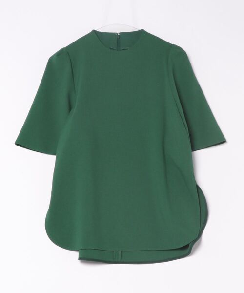 「LANVIN en Bleu」 半袖ブラウス 38 グリーン レディース