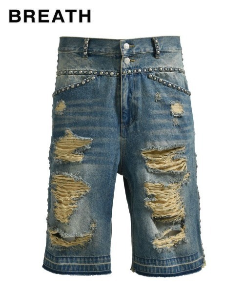 BREATH ジーンズ 「BREATH / ブレス」SUICIDE STUDS DENIM SHORTS
