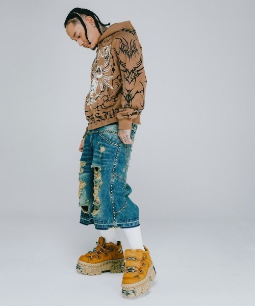 BREATH ジーンズ 「BREATH / ブレス」SUICIDE STUDS DENIM SHORTS