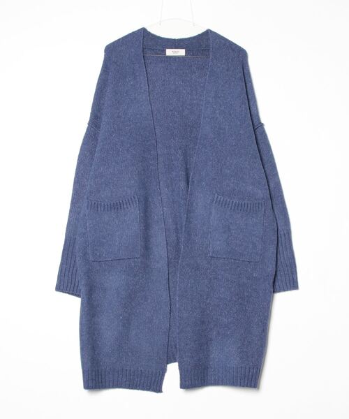 「BEAMS HEART」 ニットカーディガン FREE ブルー レディース | BEAMS HEART | 01