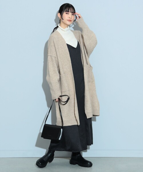 「BEAMS HEART」 ニットカーディガン FREE ブルー レディース | BEAMS HEART | 02