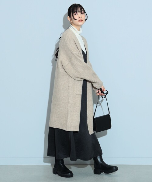 「BEAMS HEART」 ニットカーディガン FREE ブルー レディース | BEAMS HEART | 03