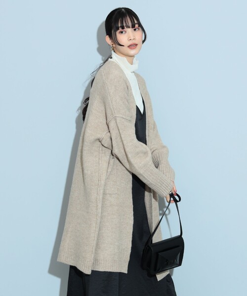 「BEAMS HEART」 ニットカーディガン FREE ブルー レディース | BEAMS HEART | 04