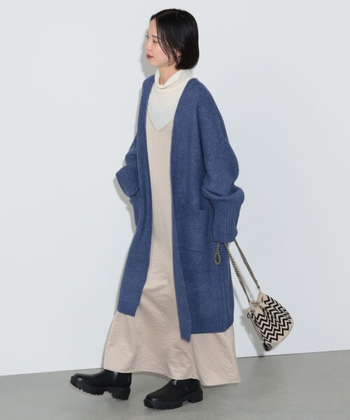 「BEAMS HEART」 ニットカーディガン FREE ブルー レディース | BEAMS HEART | 07
