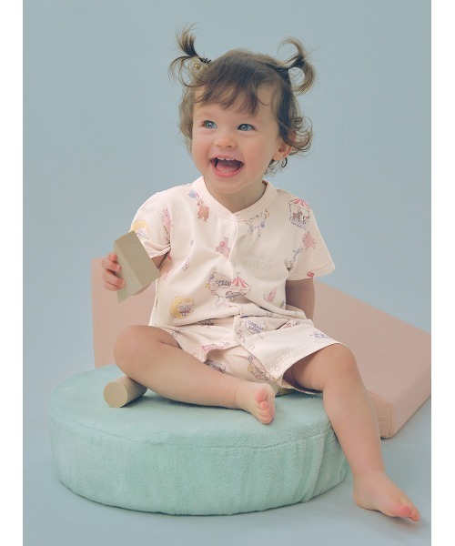 gelato pique（ジェラートピケ） ベビー服 ロンパース 「BABY」半袖