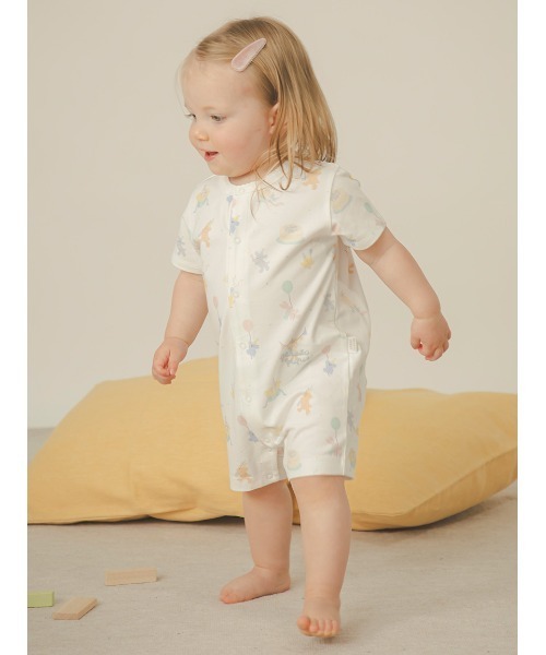 gelato pique（ジェラートピケ） ベビー服 ロンパース 「BABY」半袖