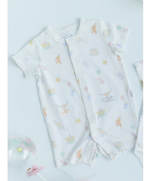 gelato pique（ジェラートピケ） ベビー服 ロンパース 「BABY」半袖