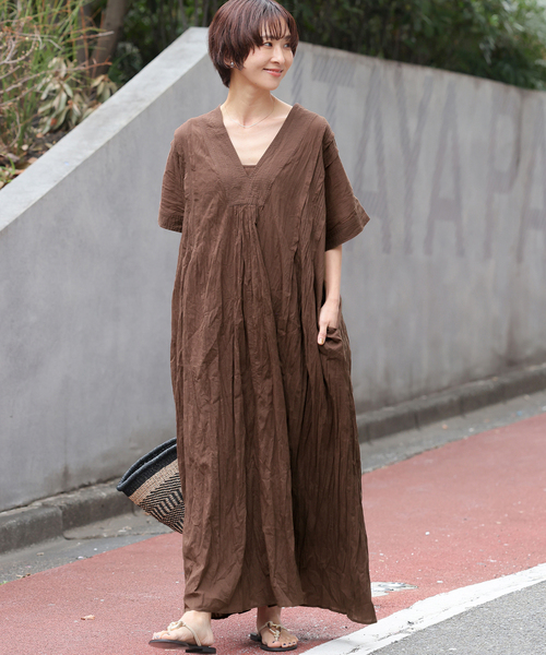JOURNAL STANDARD relume ワンピース コットンボイルクリンクル