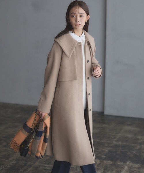 組曲　クミキョク　KUMIKYOKU イタリアンウール　コート 150-160㎝】フェイクウール コート / 組曲 KIDS | ファッション通販