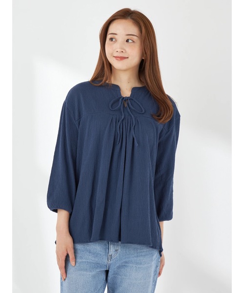 tシャツ リボンデザインプルオーバー レディース