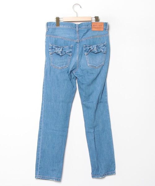 [MUVEIL WORK] обработка Denim брюки 38 голубой женский 