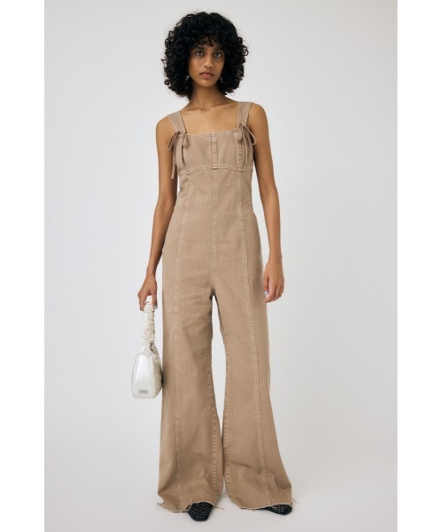 MOUSSY（マウジー） オーバーオール 1 ライトベージュ レディース 