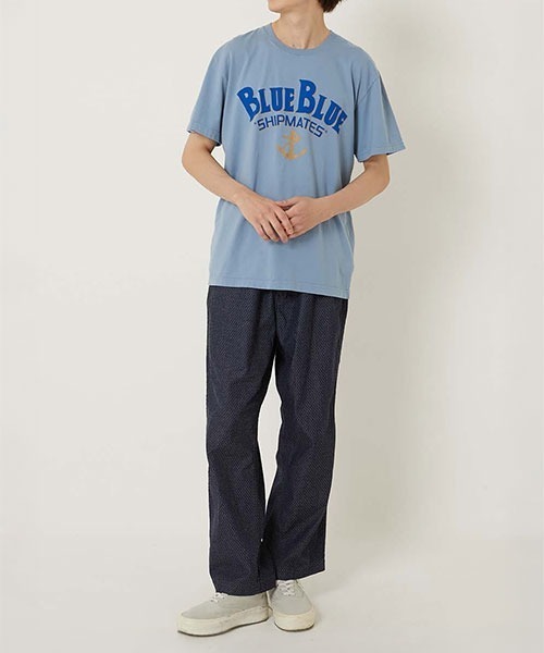 BLUE tシャツ HT400 SHIPMATES ショートスリーブ Tシャツ メンズ