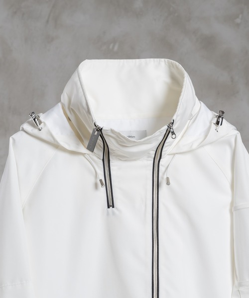 完売再販なし　ADRER トラックジップパーカージャケット ホワイト ADRER 「ADRER」 ジップアップパーカー SMALL ブラック メンズ
