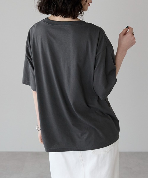 Fizz（フィズ） tシャツ 半袖 全4柄 ゆったりラバープリントTシャツ
