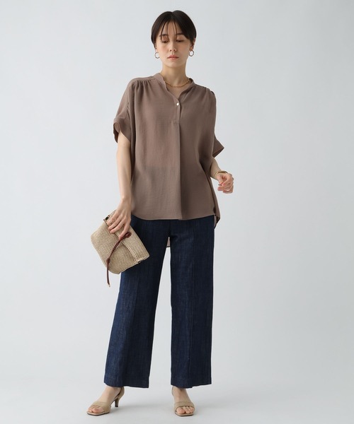 tシャツ サラサラサマースキッパーチュニック/496091 レディース Elura tシャツ サラサラサマースキッパーチュニック/496091