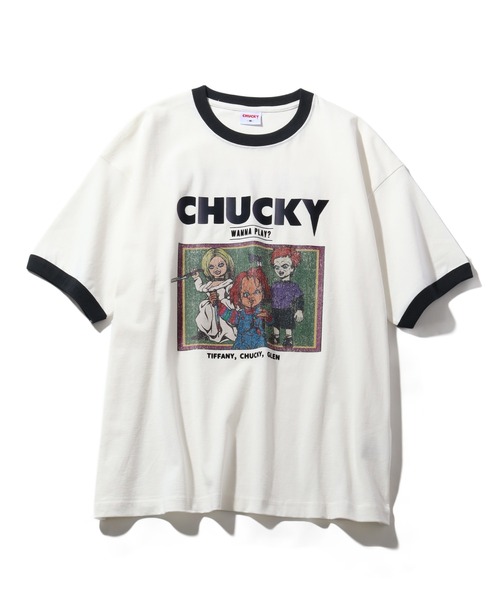 tシャツ 「VIDEOSHOP」CHUCKY / チャッキー TEE レディース メンズ VIDEOSHOP】CHUCKY / チャッキー TEE（Tシャツ/カットソー