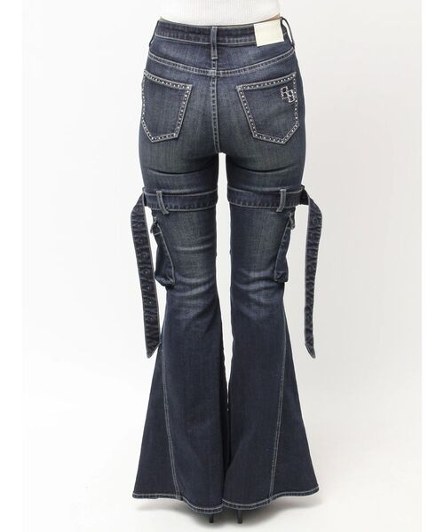 新品未使用✳︎GYDA✳︎J/WダメージデニムSPT XS Symmetry GYDAピグメントオフショルスウェットTOPS[品番
