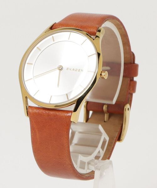 SKAGEN ブラウン SKAGEN 「SKAGEN」 アナログ腕時計 - ブラウン メンズ