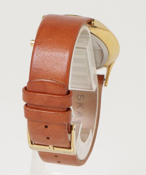 「SKAGEN」 アナログ腕時計 - ブラウン メンズ_画像2