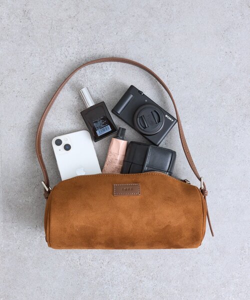 mystic（ミスティック） ハンドバッグ loti スウェードドラムBAG