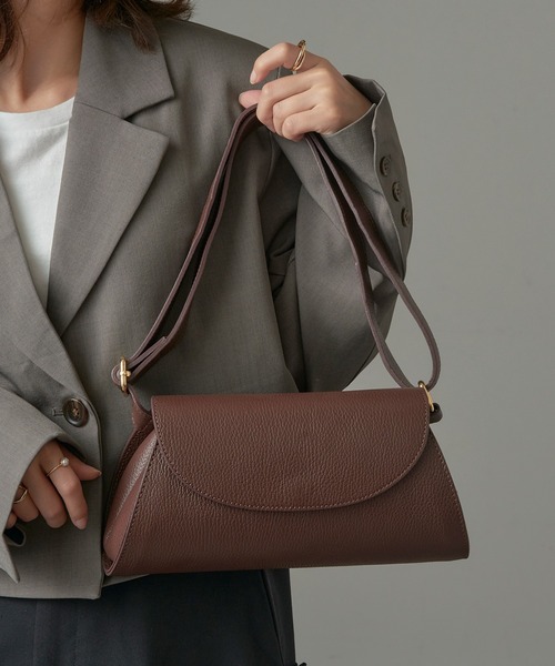 【新品】  AULENTTI / オーレンティ | 2022SS | L'Appartement取り扱い Shoulder Bag 2Way レザー トート ショルダーバッグ | ベージュ | レディース AULENTTI（オウレンティ） ショルダーバッグ バッグ 「AULENTTI