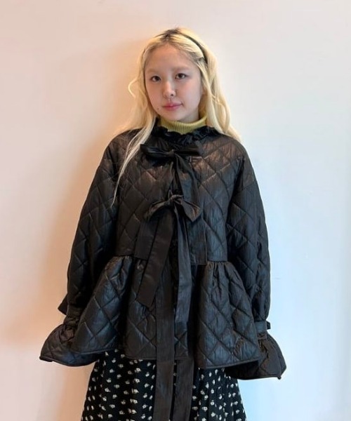 CAROLINA GLASER（カロリナ グレイサー） ブルゾン アウター リボン