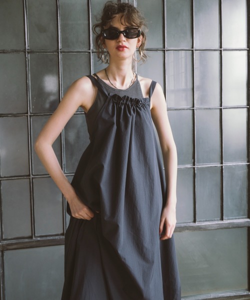 HANNE キャミボリュームワンピース HANNE ワンピース キャミボリュームワンピース : ZOZOTOWN Yahoo