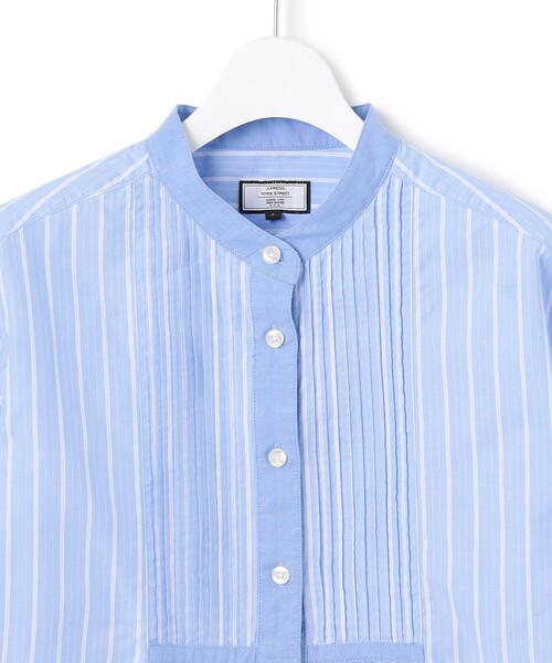 49 ジェイプレス JPRESS ストライプ ブラウス シャツ トップス 半袖 J.PRESS YORK STREET ブラウス シャツ 「WOMEN」コットンタイプ
