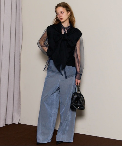 MAISON SPECIAL（メゾンスペシャル） パンツ Chambray Corduroy Wide