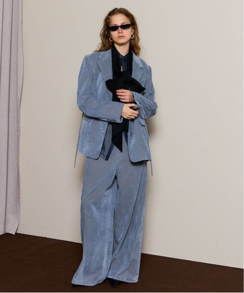 MAISON SPECIAL（メゾンスペシャル） パンツ Chambray Corduroy Wide