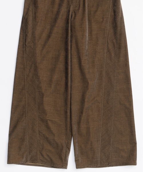 MAISON SPECIAL（メゾンスペシャル） パンツ Chambray Corduroy Wide