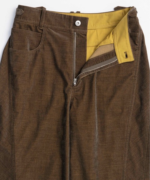 MAISON SPECIAL（メゾンスペシャル） パンツ Chambray Corduroy Wide