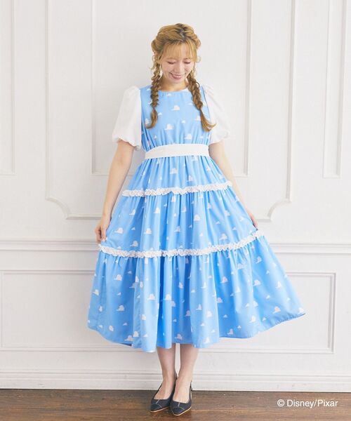 Disney ワンピース トイストーリー / クラウド柄ワンピース