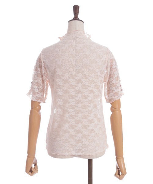 axes femme（アクシーズ ファム） tシャツ ローズ付レーストップス