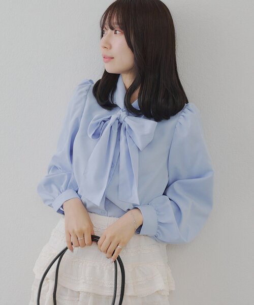continuer de NICE CLAUP ブラウス シャツ 「リバイバルアイテム」「新 
