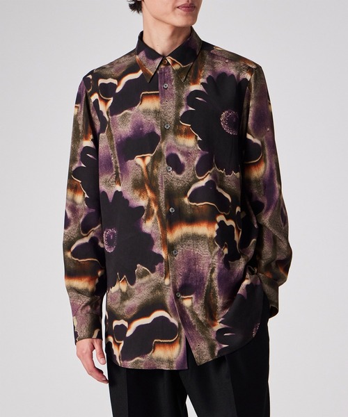 【極美品】PaulSmith アートグラフィック　オーバーサイズシャツ　総柄 Paul Smith（ポール・スミス） シャツ “Field Flowers” オールオーバー