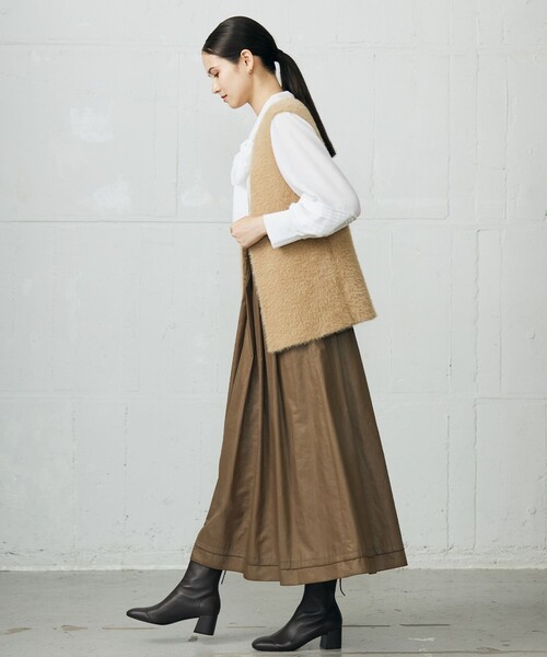 自由区(ジユウク) ベスト ジレ ニットファー ジレ レディース 自由区(ジユウク) ベスト ジレ ニットファー ジレ レディース