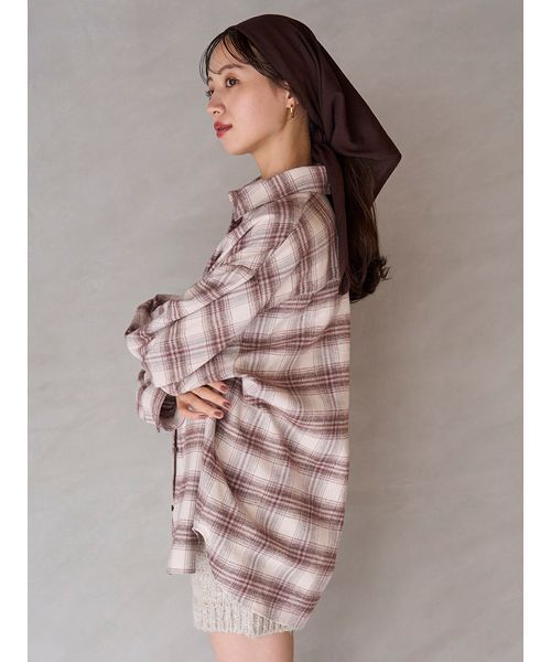 SNIDEL（スナイデル） ブラウス シャツ オーバーサイズネルシャツ