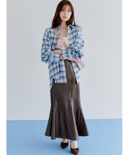 SNIDEL（スナイデル） ブラウス シャツ オーバーサイズネルシャツ